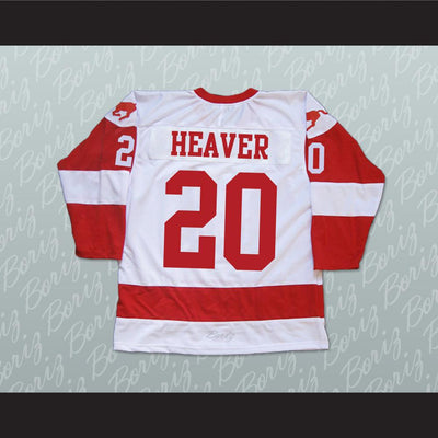 Keanu Reeves Heaver 20 Hamilton Mustangs Hockey Jersey Youngblood Movie - borizcustom