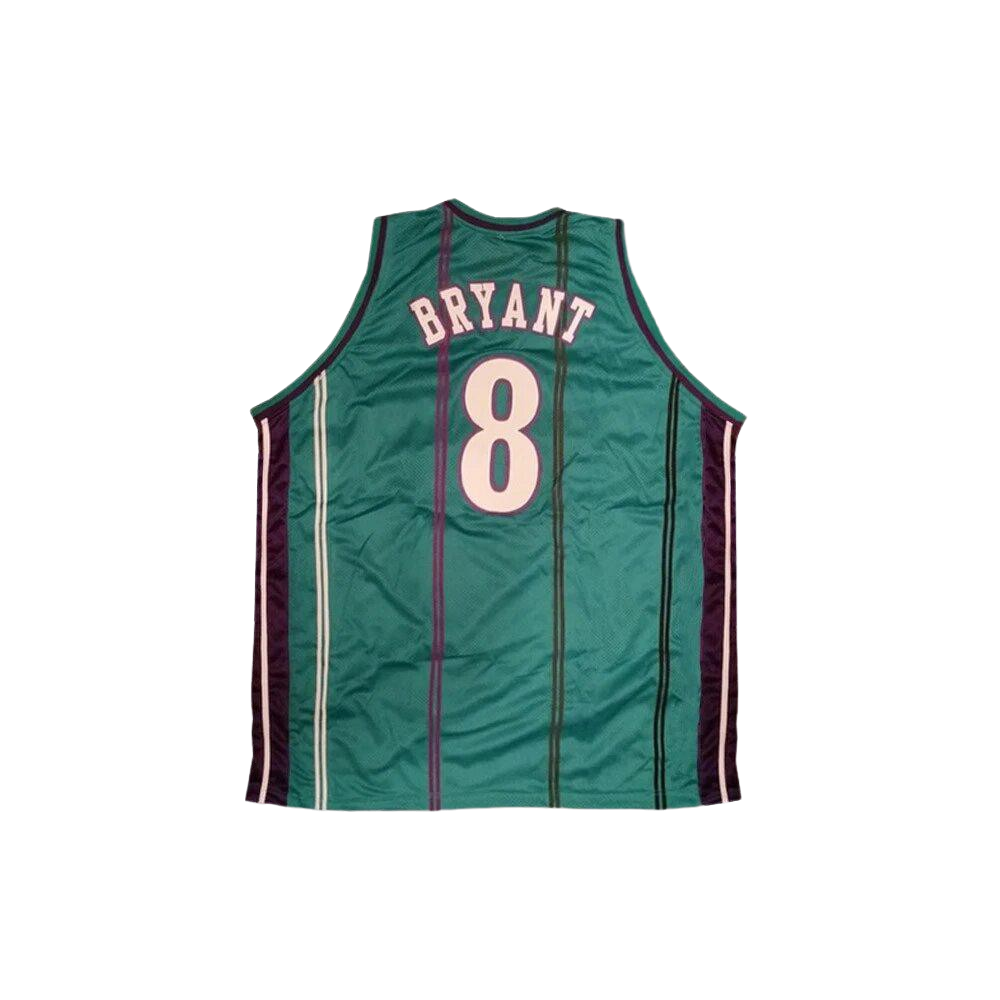 KB  8 Drafted Team Fantasy Green Basketball Jersey