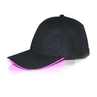 LED Light Up Baseball Caps Glowing Adjustable Hats Perfect for Party Hip-hop Running and More