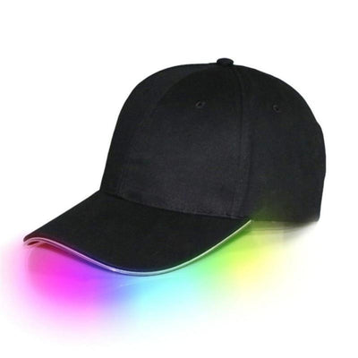 LED Light Up Baseball Caps Glowing Adjustable Hats Perfect for Party Hip-hop Running and More