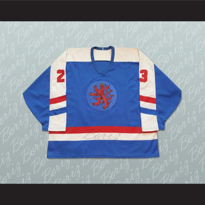 Luxembourg Hockey Jersey Stitch Sewn Any Player or Number - borizcustom