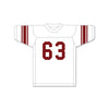 Lee Roy Selmon 63 Eufaula High School Ironheads White Football Jersey 1