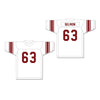 Lee Roy Selmon 63 Eufaula High School Ironheads White Football Jersey 1