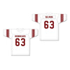 Lee Roy Selmon 63 Eufaula High School Ironheads White Football Jersey 2