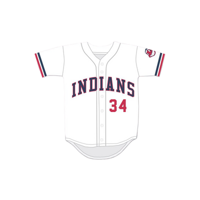 Lou Brown 34 White Baseball Jersey Major League