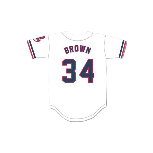 Lou Brown 34 Gray Baseball Jersey Major League II — BORIZ