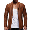 Luxury Cow Leather Jackets Men Autumn Fleece Zipper Chaqueta Cuero Hombre Pockets Moto Jaqueta Masculino Couro Slim Warm Coat