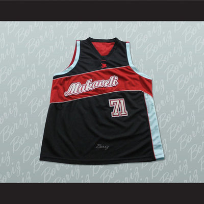 Tupac Shakur 71 Makaveli Basketball Jersey Stitch Sewn Any Player or Number - borizcustom - 1