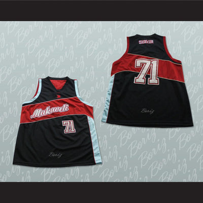 Tupac Shakur 71 Makaveli Basketball Jersey Stitch Sewn Any Player or Number - borizcustom - 3