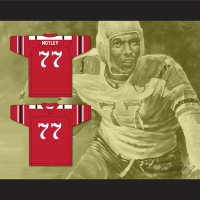 Marion Motley 77 Canton McKinley High School Pups Red Football Jersey 1