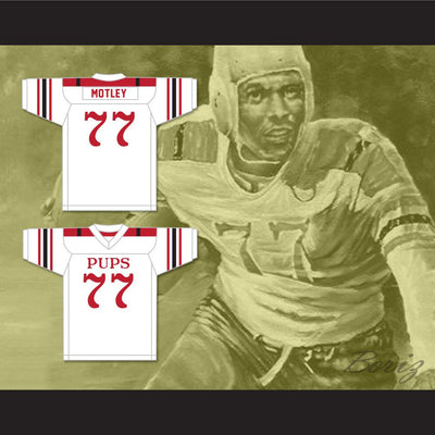 Marion Motley 77 Canton McKinley High School Pups White Football Jersey 2