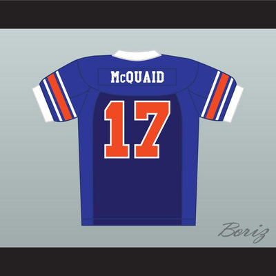 Channing Tatum Brad McQuaid 17 Metro City State Statesmen Football Jersey - borizcustom