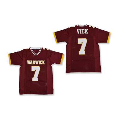 Michael Vick 7 Warwick High School Raiders Maroon Football Jersey