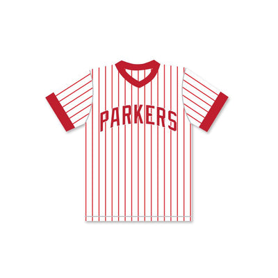 Michael Jordan 23 Parkers Little League Pinstriped Baseball Jersey