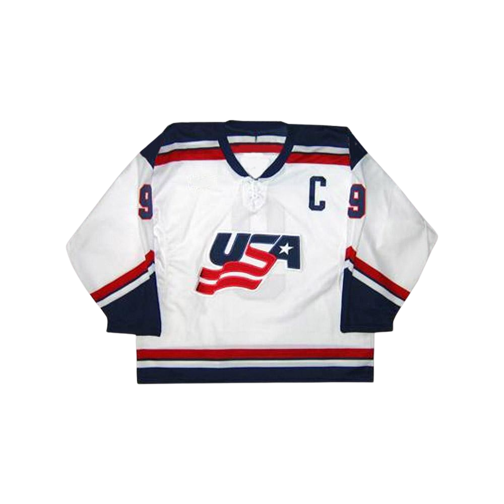 Mike Modano 9 USA National Team White Hockey Jersey