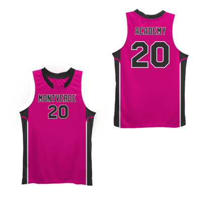 #20 MT Academy Eagles Black Basketball Jersey Colors