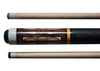 Boriz Billiards Black Leather Grip Pool Cue Stick Majestic Q2QB Series inlaid