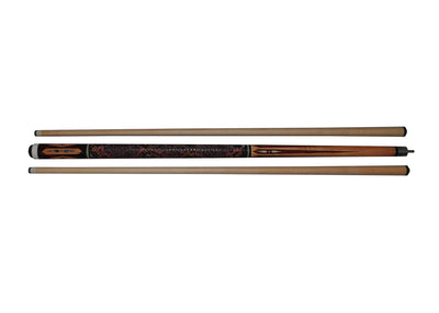 Boriz Billiards Black Leather Grip Pool Cue Stick Majestic 7YUV Series inlaid