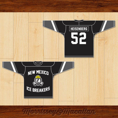 Walter White Heisenberg 52 New Mexico Ice Breakers Hockey Jersey by Morrissey&Macallan - borizcustom - 3