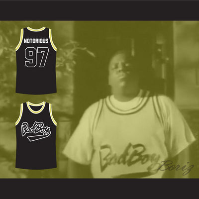 Notorious B.I.G. 97 Bad Boy Basketball Jersey New - borizcustom