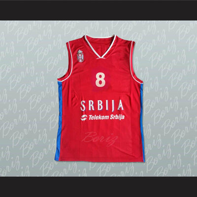 Nemanja Bjelica 8 Serbia Basketball Jersey Stitch Sewn - borizcustom