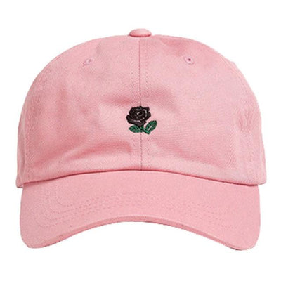 New Hot Fashion Roses Men Women Baseball Caps Spring Summer Sun Hats For Women Solid Snapback Cap Wholesale Hat Casquette #38