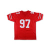 Nick Bosa 97 Ohio Red Football Jersey