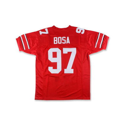 Nick Bosa 97 Ohio Red Football Jersey