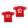 Nick Bosa 97 Ohio Red Football Jersey