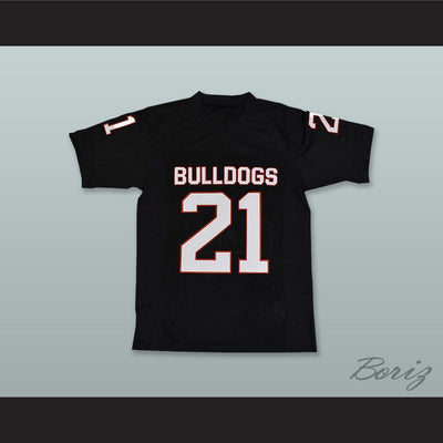 Nick Chubb 21 Cedartown High School Bulldogs Black Football Jersey