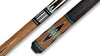 Billiards Black Leather Grip Pool Cue Stick Majestic Series inlaid Model B2CX