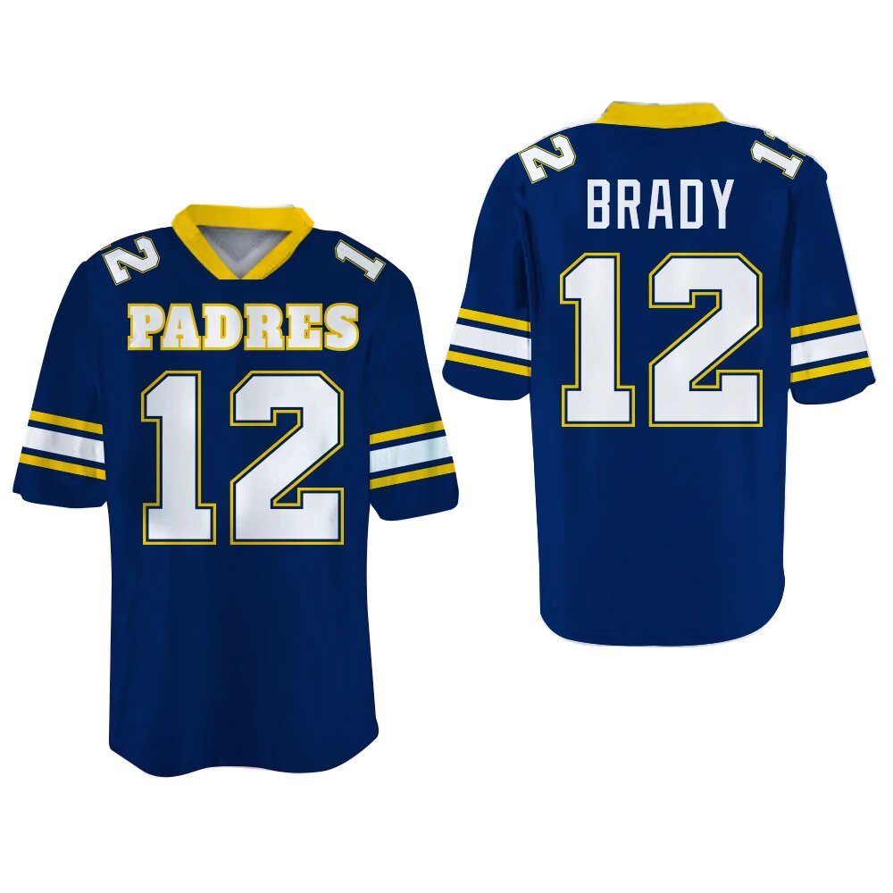 Tom Brady 12 Junipero Serra Padres High School Football Jersey Colors -  borizshopping