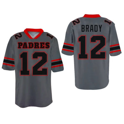 Tom Brady 12 Junipero Serra Padres High School Football Jersey Colors