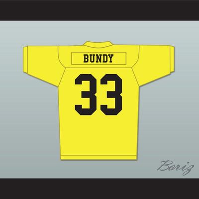 Al Bundy Polk High Football Jersey Married With Children Ed O' Neill Yellow - borizcustom