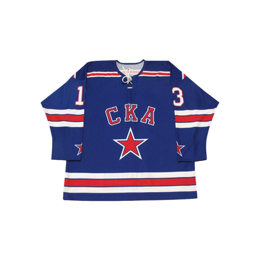 Pavel Datsyuk 13 SKA Saint Petersburg Blue Hockey Jersey