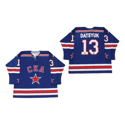 Pavel Datsyuk 13 SKA Saint Petersburg Blue Hockey Jersey