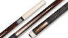 Billiards Black Leather Grip Pool Cue Stick Majestic Series inlaid Model D2M
