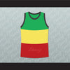 Rasta Style Jamaica Basketball Jersey Any Player or Number Stitch Sewn - borizcustom