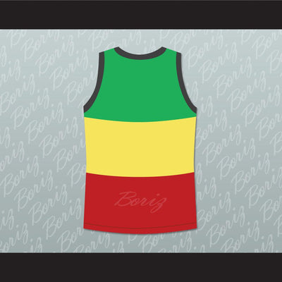 Rasta Style Jamaica Basketball Jersey Any Player or Number Stitch Sewn - borizcustom - 2