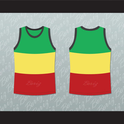 Rasta Style Jamaica Basketball Jersey Any Player or Number Stitch Sewn - borizcustom - 3