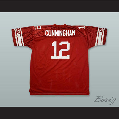 Randall Cunningham 12 Las Vegas Scarlet Red Football Jersey