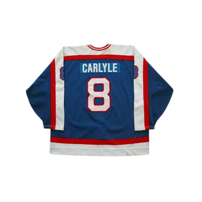 Randy Carlyle 8 Winnipeg Jets Hockey Jersey