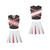 SNL East Lake High Spartan Spirit Cheerleader Uniform Stitch Sewn colors