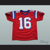 Keanu Reeves Shane Falco 16 Sentinels Airbrush Portrait Football Jersey - borizcustom
