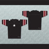 White Stars Red Stripes Black Football Jersey Stitch Sewn New - borizcustom - 3