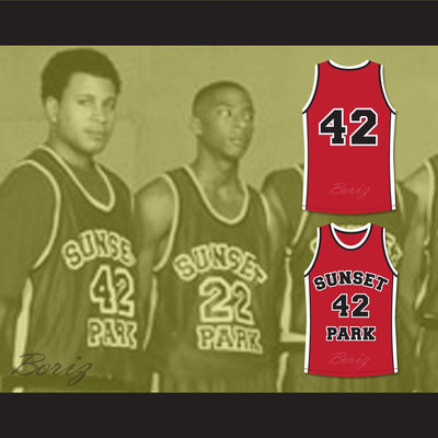 Player 42 Sunset Park Basketball Jersey Stitch Sewn - borizcustom - 3
