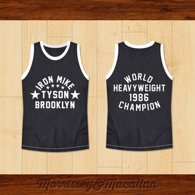 Boxer Iron Mike Tyson Basketball Jersey by Morrissey&Macallan - borizcustom