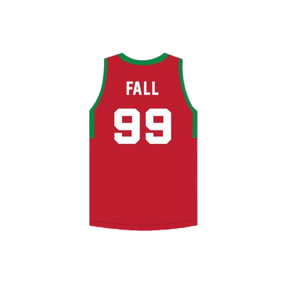 Tacko Fall 99 Maine Red Basketball Jersey 2