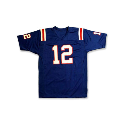 Terry Bradshaw 12 Louisiana Blue Football Jersey 1