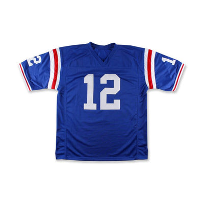 Terry Bradshaw 12 Louisiana Blue Football Jersey 2